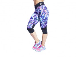 legging estampada Três Quartos Lights